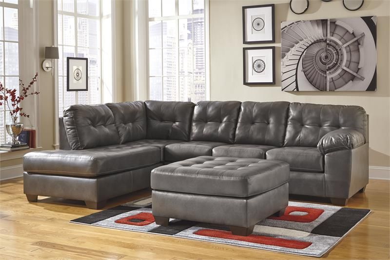 Ashley furniture Alliston Collection 20102 gray Sectional chaise Sofa
