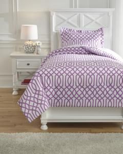Loomis Q758021 Ashley Twin Comforter 2 pc set in Lavender