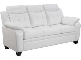 Finley Collection 506554 White Sofa