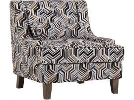 Burbank Collection by Coaster 506673 Grey Flat Weave Fabric Chair