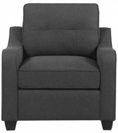 Dark Grey Fabric Chair 508322 by Coaster