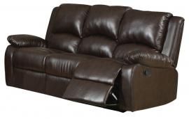 Boston Two-Tone Brown Motion Reclining Sofa 600971 by Coaster
