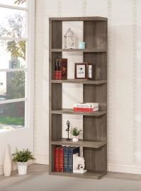 James Collection 800553 Weathered Grey Bookcase