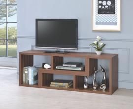 Walnut Finish 802329 Bookcase/TV Stand