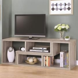 Grey Driftwood Finish 802330 Bookcase/TV Stand