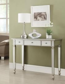 Sapphire Collection 950014 Silver Console Table