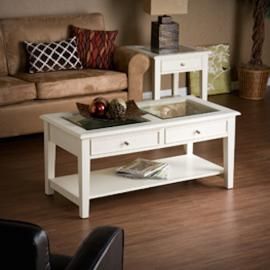 CK1130 Panorama By Southern Enterprises Cocktail Table - Off-White