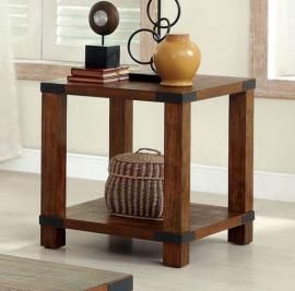 Broadus I by Furniture of America CM4227E End Table