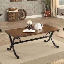Sabine by Furniture of America Dark Oak CM4322-3PK Coffee Table