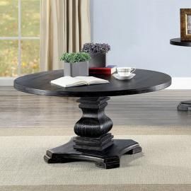 Isabell Antique Black Finish by Furniture of America Collection CM4340C Coffee Table