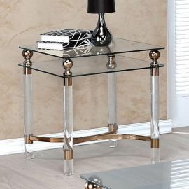 Castlebar by Furniture of America CM4352E End Table