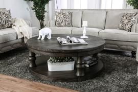 Mika by Furniture of America Antique Gray CM4424GY-C Coffee Table