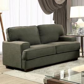 Fay Gray Linen-Fabric Loveseat CM6591-LV by Furniture of America-12967