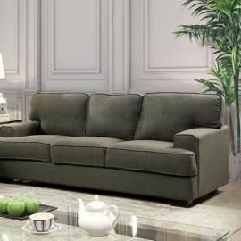 Fay Gray Linen-Fabric Sofa CM6591-SF by Furniture of America