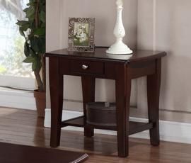 Poundex F6280 Dark Brown End Table