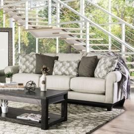 Asma Beige Fabric Sofa SM1225-SF by Furniture of America
