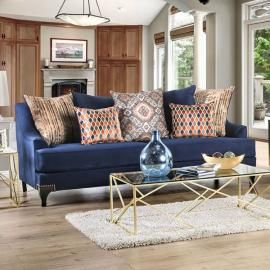 Sisseton Navy Fabric SM2210-SF by Furniture of America