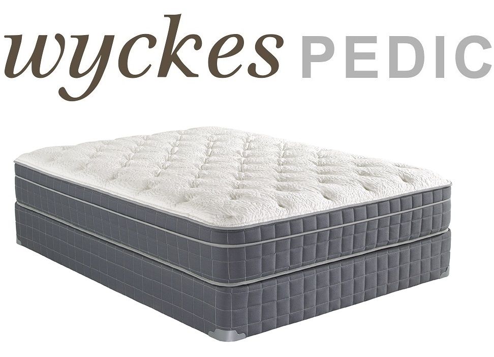 Wyckes pedic euro top foam encased tencel covered california king mattress