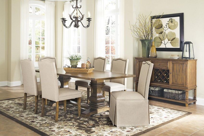 Dining Table Set With Parson Chairs, Dining Room Chairs San Diego