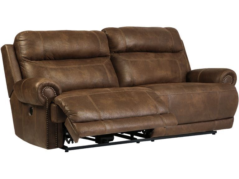 Ashley 3840096 Power Reclining Loveseat, Ashley Brown Leather Sofa And Loveseat