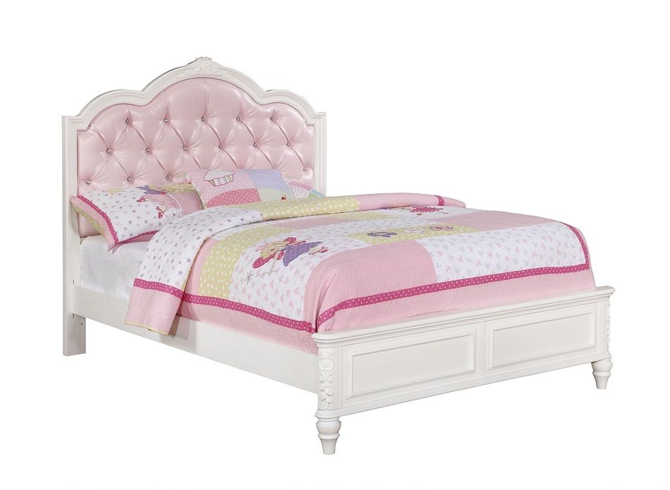 Ine Collection 400720t Twin Bed Frame, Twin Princess Bed Frame