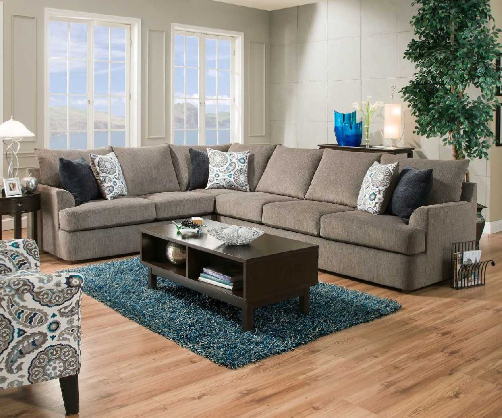 Beautyrest Grey Sectional Sofa, Simmons Beautyrest Sofa And Loveseat