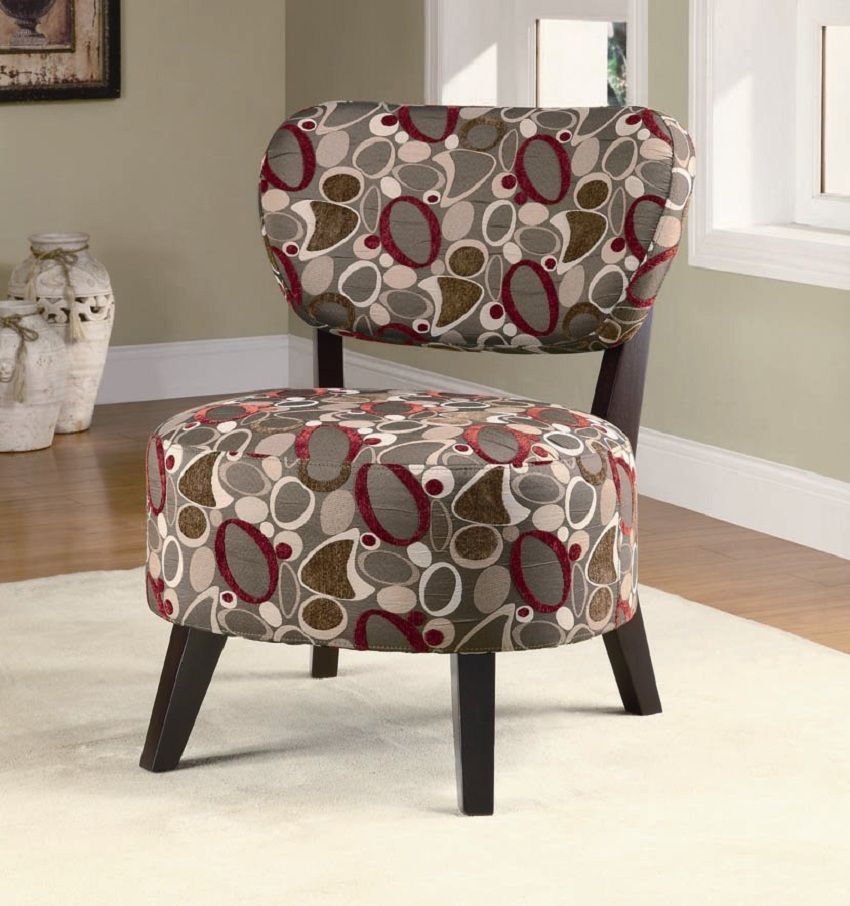Oblong Pattern Accent Chair Coaster 900425 Living Spaces