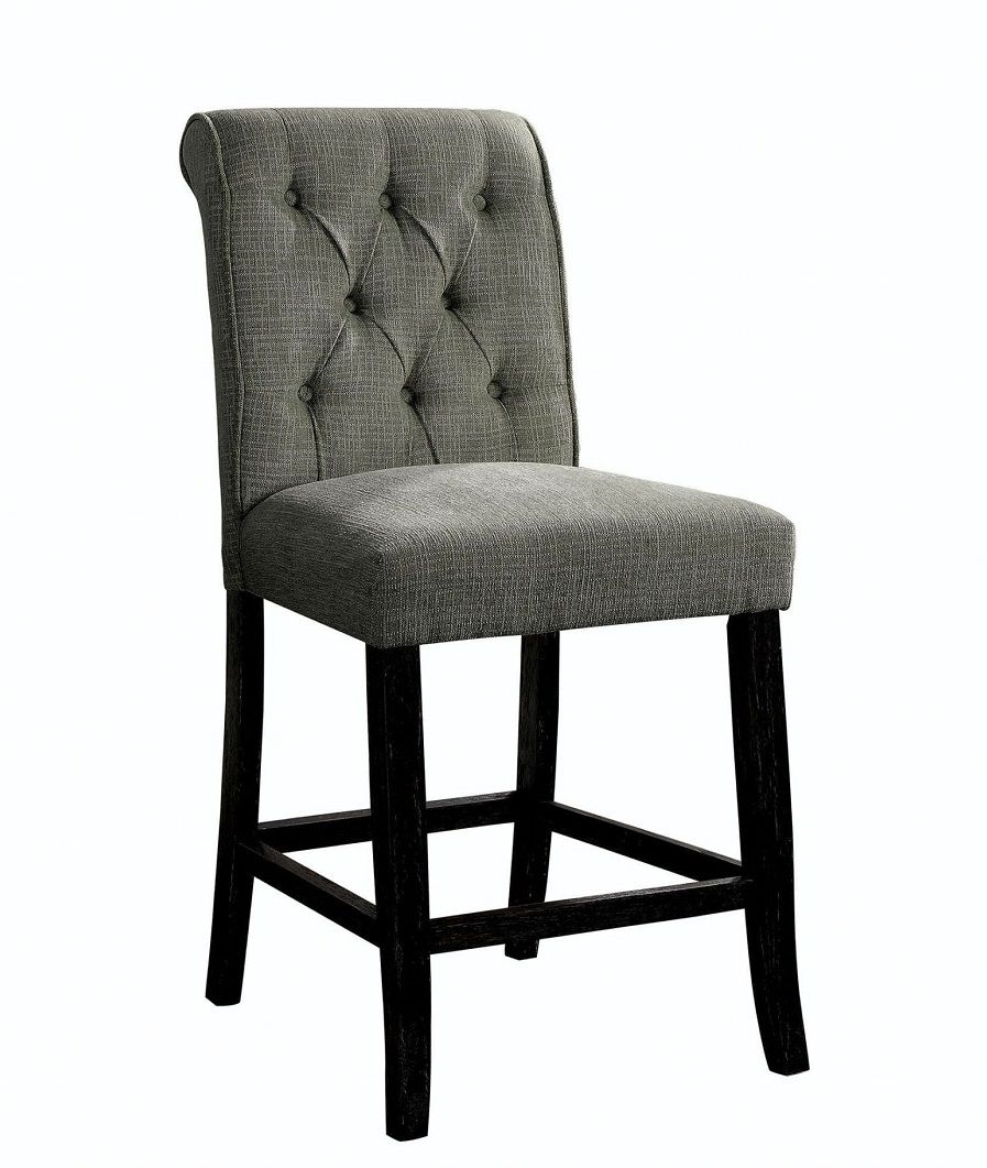 Marshall by Furniture of America CM3564GYPC Counter Height Chair