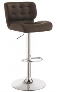Rec Room 100544 Brown Contemporary Adjustable Bar Stool Set of 2