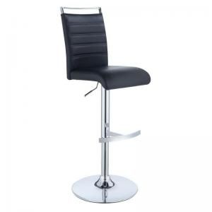 Contemporary Black 101145 Adjustable Bar Stool