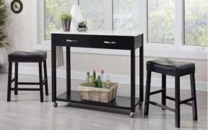 Coaster Collection 102137 Kitchen Cart 3 Pc. Set