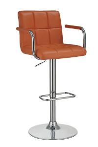 Contemporary Orange 121098 Bar Stool
