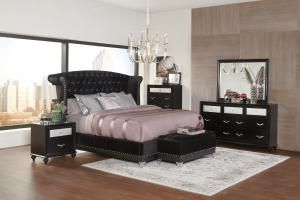 Barzini Collection 300643 Godfather's Den Bedroom Set
