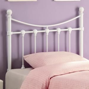 Becky Collection 450101T White Youth Headboard