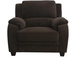 Northbend by Coaster 506246 Chocolate Chevron Velvet Fabric Chair