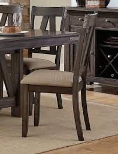 Mattawa by Homelegance Brown Finish Dining Side Chair 5518S  Set of 2