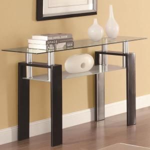 Coaster 702289 Modern Glass Top Sofa Table