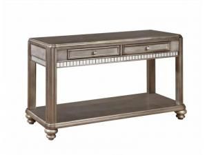 Coaster 704619 Metallic Platinum Finish Sofa Table
