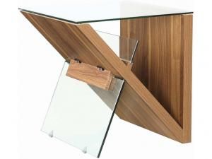 Coaster 721377 Light Walnut Finish End Table