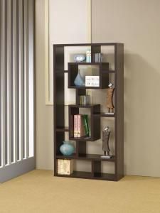Chad Collection 800259 Cappuccino Bookcase