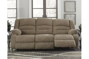 Labarre Mocha by Ashley 8140315 Power Reclining & Power Headrest Sofa