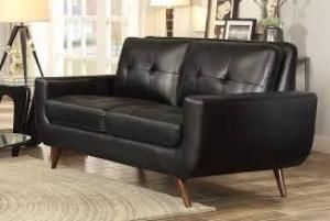 Deryn 8327BLK-2 by Homelegance Love Seat