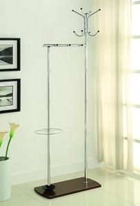 Chrome Finish Collection 900898 Coat Rack Coaster Furniture