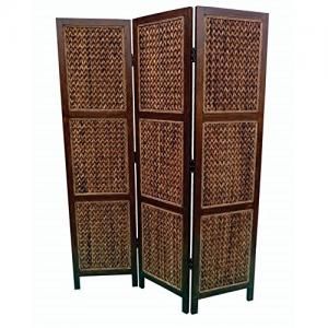 Three Panel Natural Tan Folding Screen by Coaster 901921