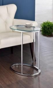 Glass/Chrome Finish 902927 Snack Table
