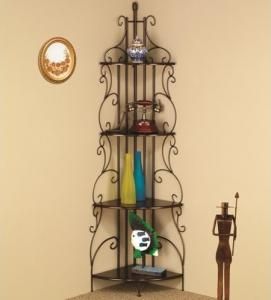 Cappuccino & Copper Four-Tier Bookcase 910038 by Coaster