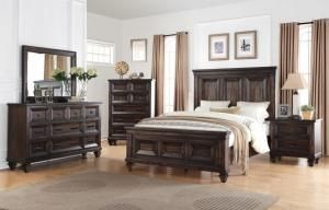 Sevilla B2264 Walnut Panel Bedroom Set