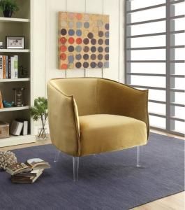 Donostia by Furniture of America CM-AC6348YW Accent Chair