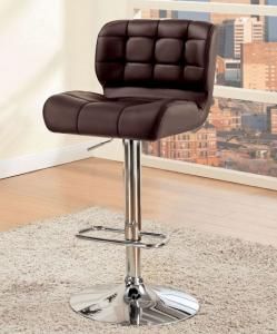 Kori by Furniture of America CM-BR6152BR Adjustable Bar Stool