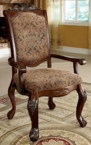 Furniture of America Cromwell CM3103AC Antique Cherry Dining Chair